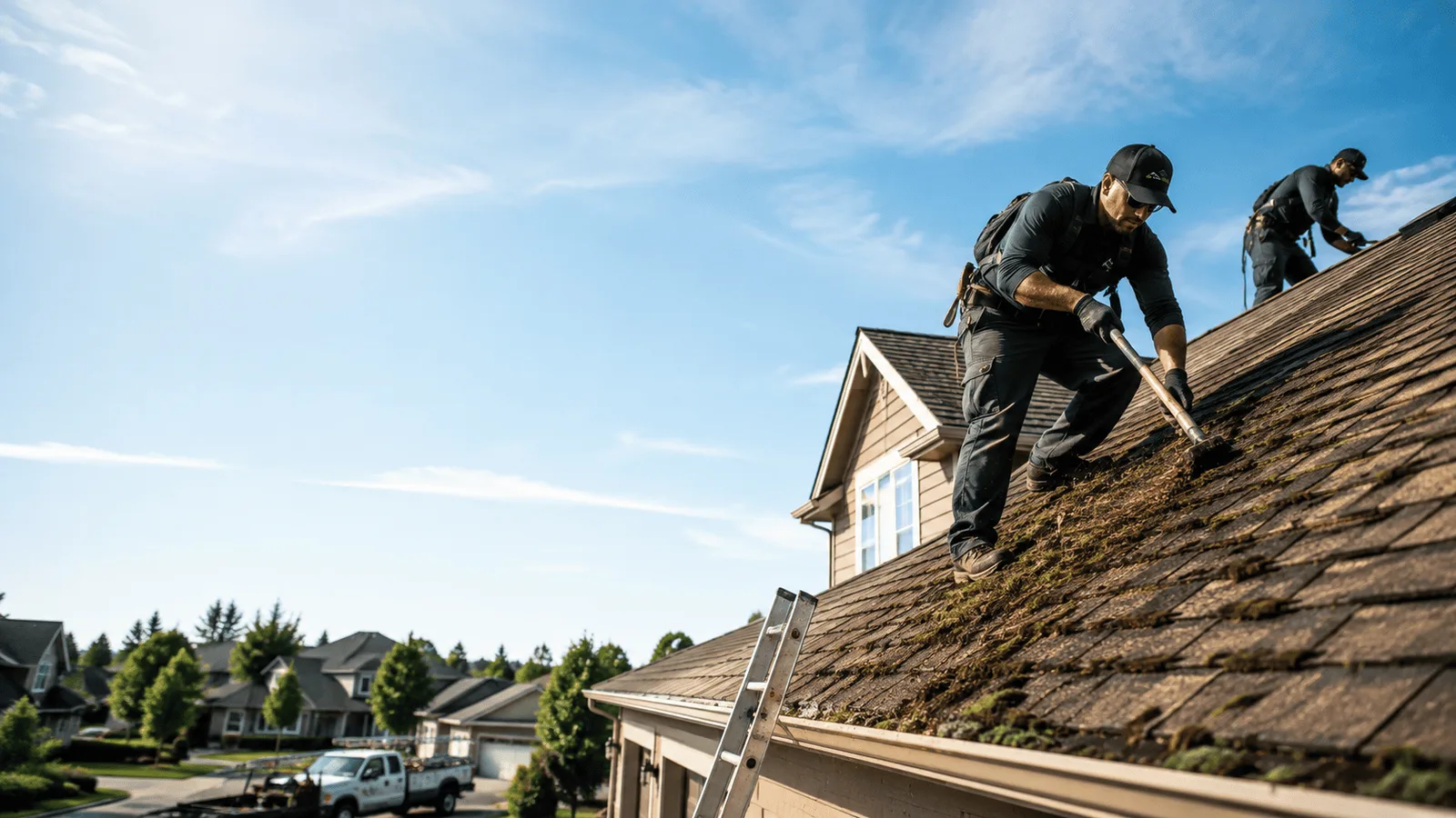 Roof Moss Removal in Flint, MI near me